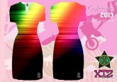 Vestido color Gradiente